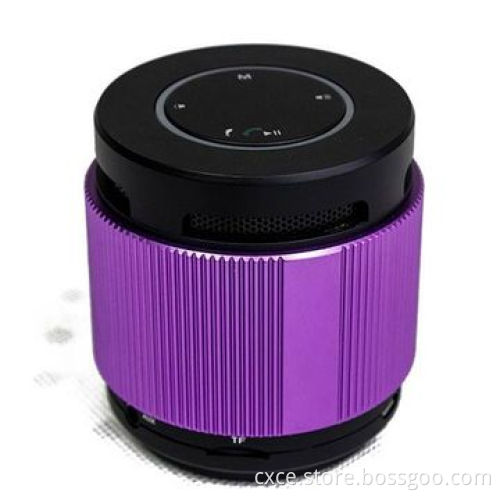 Bluetooth Mini Speaker, FM Radio and MP3 Function, Bluetooth Headset, Metal Cover, Mini Size